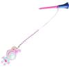 NUEAYMS Accessorio creativo a forma di coniglio per tee da golf, con clip per borse in silicone con funzione LED