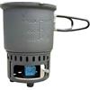 ECMQS Lega di alluminio Outdoor Cooking Gear per il campeggio | Stufa compatta con prese d'aria e maniglie pieghevoli adatte agli escursionisti