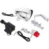 YARNOW Kit Luci Bici 6v 3w Dinamo, Fanale Anteriore e Posteriore | Plastica, Cavi Preinstallati e Clip in Ferro, Montaggio Semplice, per Bici Adulte in Città