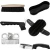FytStycale 6 Pezzi Kit di Toeletta per Cavalli con Borsa di Conservazione Resistente Polvere per Dopo la Cavalcata, Competizioni Equestri