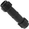 minkissy Connettore per Pagaia da Kayak, Giunto Corto 3,5mm Nero | Plastica PVC Leggera, Montaggio Rapido e Smontaggio Facile, per Pagaie in Alluminio e Uscite in Deriva