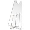 ECMQS Acrilico trasparente Bike Parcheggio Rack Portatile Pavimento Stand Leggero Bike Stand per la Regolazione Pulizia Riparazione Accessori Ciclismo