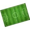 Hoement Adesivo Campo da Calcio per Pavimento in PVC Antiscivolo, Design Creativo, per Bagno e Soggiorno