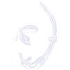 Mtucegi Boccaglio pieghevole in silicone flessibile con custodia compatta per apnea e snorkeling, facile da usare, pieghevole, flessibile, arrotolabile, in silicone