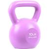 generic Dauyavv - Kettlebell colorato per sollevamento pesi, resistente, in polietilene ecologico, qualità per competizione, palestra, casa, fitness, 2,3, 4,5, 6,8, 9,1 kg