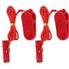 Mingzhe Treadmill Emergency Stop Key, Robust ABS Construction | Design portatile per un utilizzo conveniente, funziona con la maggior parte dei tapis roulant, due chiavi fornitura extra