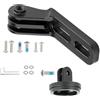 ECMQS Staffe di estensione della luce delle biciclette Staffe di estensione della base della fotocamera sportiva per ciclisti notturni Ciclismo Camera Montaggio