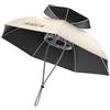 ECMQS Cappellino per ombrello per pesca da riva, copricapo indossabile con baldacchino a tesa larga, corpo in ABS, cinghia, attività da cortile, cappello da pesca indossabile, copertura da pesca