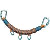 ECMQS Zaino da campeggio con corda per accesso rapido, colore: blu | Corpo in nylon intrecciato Paracord con clip terminali e layout dei punti