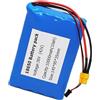 BGGNG 36V 10AH E-Bike Batteria Agli Ioni Di Litio 10S2P Batteria Al Litio Di Ricambio Per Scooter Elettrico Con 42V 2A Caricabatterie Batteria Al Litio Impermeabile