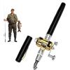 Generic Pocket Fishing Pole Travel Fishing Rod Reel Combo Gear Accessori Kit | Pocket Mini Travel Rod Reel Combo Gear Accessori Kit Set Compatto Leggero Interno Portatile per Fiume Reservoir Lago