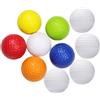 Abaodam 10 Pezzi Pallina da Golf da Allenamento Colorata in Gomma | Uso Quotidiano, Visibilità Cromatica e Tocco Liscio, Adatta a Mazze e Tappeti per Scuola e Casa Colore Casuale