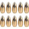 ECMQS Sinkers Space Bean, peso da pesca dorato | Perline da pesca in rame, mine da pesca in mare, foro liscio, vari tipi e tecniche di lenza