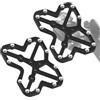 Generic Pedali per bicicletta in lega di alluminio antiscivolo antiruggine | Bici per bici da strada Mountain Bike Flat Cycling