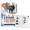 Snowvian Libro di allenamento per sedia Tai Chi, guida agli esercizi di 28 giorni per anziani e principianti, 10 minuti giornalieri di routine di fitness Tai Chi delicata