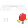 GkgWuxf Supporto Da Parete Per Pong A Parete Antinfrangibile Robusto Sicuro | Rastrelliera Organizer Per Racchette Pong Per Garage Seminterrato Club Palestra Salotto Studio Taverna Casa Scuola