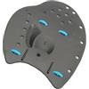 HEMOTON Pagaie da Nuoto per Allenamento, Taglia S, Blu, per Principianti | PP e Silicone, Cinturino Regolabile, Forma a Mano Aperta, per Adolescenti e Sessioni di Tecnica in Acqua