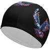 FJQWKLF Cuffia da nuoto unisex US Ea-gle 4th of July per capelli corti e lunghi, da donna e da uomo, per piscina, nuoto e bagno