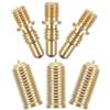 HEMOTON 3 Set Viti per Giunti Stecca da Biliardo in Rame Oro, Set | Connessione Stabile per Calcio e Asta, Componenti di Ricambio, Adatte a Manutenzione e Allungamento