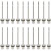 ECMQS 20Pcs Pompe Aria Ago Pompe Accessori Acciaio Inflazione Ago Gonfiabile per Pallacanestro Pallavolo Calcio Metallo Inflazione
