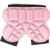 ECMQS Pantaloncini imbottiti per sci Junior Hip Guard | Pannelli in schiuma leggera con copertura coccige per sport junior, sci e pratica di pattinaggio
