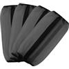 ECMQS Horse - Set di 4 coprivande per gambe inferiori, colore: nero | Design avvolgente in rete per una copertura traspirante e un tempo di toelettatura stabile