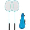 Spizummp Set di racchette da badminton in lega, set completo, borsa inclusa | Racchetta da badminton giochi in cortile, divertimento all'aperto, giochi sul prato, sport in spiaggia, giochi al parco