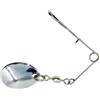 OUNONA 10 Pezzi Cucchiaino da Pesca in Acciaio Inossidabile Argento | Accessori per Spinnerbait e Montaggi, Superficie Liscia a Paillettes, Riflette Luce, per Pesca in Acqua Ferma