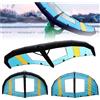 Generic Aquilone gonfiabile per kitesurf e windsurf - Ala portatile con finestra, per appassionati di surf e sport acquatici avventura