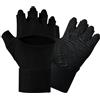 Generic Guanti da allenamento con polsiere, supporto antiscivolo per sollevamento | Guanti da motociclista per palestra, allenamento, fitness, ciclismo, lavoro, moto