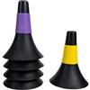 TOYANDONA 5 Pezzi Cono da Allenamento per Calcio, Segna Campo a Corno 23 CM | PE Flessibile, Uso Multisport, per Allenatori e Trainer, Pratica Skate e Attività All'aperto