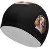 FJQWKLF Cuffie musicali per cani Spaniel, eleganti cuffie da nuoto, cuffia da a impermeabile per la protezione dei, facili da indossare e da togliere.