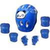 Generic Set di attrezzi protettivi per ciclismo con casco rigido leggero | Ingranaggi protettivi multiuso resistenti ai graffi antiurto per Rollerblading Outdoor Scooter Street Dancing Skateboardin