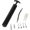 ECMQS Manuale Portatile Sport Calcio Pompe di Aria Set Piccole Biciclette Gonfiaggio Pneumatico con Ago, Ugello Calcio Gonfiaggio Bici Palla Gon