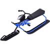 Generic Snow Racer Scooter Design Ergonomico, Doppi Freni | Ferro resistente, adatto a bambini dai 4 ai 14 anni, adatto alla , corda da traino facile