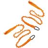 MAGICLULU 2 Pezzi Cordino per Pagaia da Kayak Arancione in Nylon Estensibile | Canoa e Kayak, Alta Visibilità e Resistente All'acqua Salata, con Moschettone Incluso