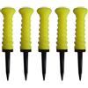 ECMQS 5Pieces Golf Tees Bassa Resistenza Golf Tees Set Plastica Castelli Base Lunga per Colpi Lunghi Distanti Formazione Castelli