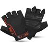 WFX Guanti per sollevamento pesi Fitness Polso Wrap Support Workout Antiscivolo Imbottito Protezione Palmo Guanti da palestra Attrezzatura da allenamento Guanti Mezze dita Guanti per uomini Donne