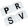 Ruarby Marcatori dressage per eventi, montaggio a parete dressage | Lettere da dressage per eventi, include un pennarello per arene di addestramento, grandi segni di lettere per cavalieri