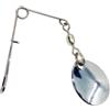 POPETPOP 10 Pezzi Cucchiaini da Pesca Paillettes Lisce | Costruzione di Esche e Pesca, Riflette Luce, Finitura Argento, per Ganci, Girelle e Terminali