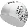 FJQWKLF Cuffia da nuoto, Cuffia da nuoto con note musicali, Cuffie da bagno per capelli lunghi e corti