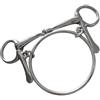 Greabuy Punta per cavallo snodata con hardware laterale in acciaio inossidabile per allenamento