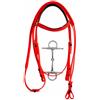 PETSOLA Set Testiera con Morso e Redini Resistente all'Usura Testiera in PVC Facile da Pulire Imbragatura Equestre per Cavalieri, dei Cavalli