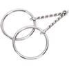 Annadue 295MM Snaffle in Acciaio Inossidabile per Addestramento Cavalli | Costruzione in lega , azione di scorrimento , controllo di guida migliorato, promozione della masticazione, equitazione