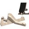 Generic 1 paio di supporti da parete per skateboard, in legno stabile, per | Attrezzatura da snowboard per Natale o San Valentino