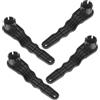 Alipis 4 Pezzi Chiave per Valvola Aria a 6 Scanalature per Kayak e SUP | Plastica Nera, per Manutenzione Marina e Interventi al Pontile, Aiuta lo Sfiato Rapido