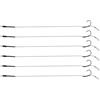 ECMQS Set di 6 ami da pesca con amo legato, professionali, resistenti, con lenza