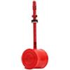 FACULX Camera d'aria senza cuciture 700x23-32c della bici della strada per | Leggero, resistente alle forature, per valvola presta 45/65/85mm, alta per temperatura stabile, rosso