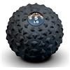 GYMENIST Pested No Bounce Slam Ball allenamento intensivo allenamento palestra esercizio pesi palle attrezzature (2,3 kg, nero estremo)