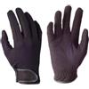 MAGICLULU Guanti da Equitazione Professionali Unisex Taglia in Microfibra Nera | Vestibilità Ergonomica e Traspirante, Presa Sicura per Redini e Schermi, Uso in Scuderia